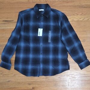 Sonoma Supersoft Flannel Button Down Shirt, Large, NWT